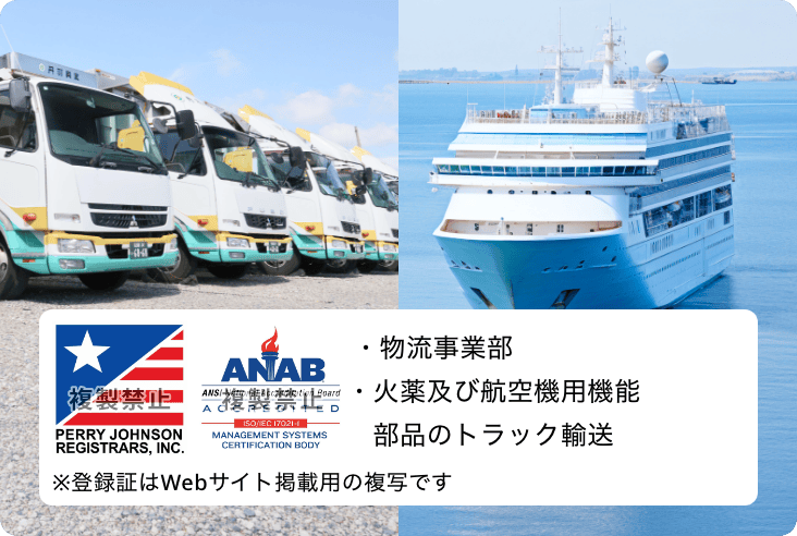 陸上輸送・海陸複合輸送サービス